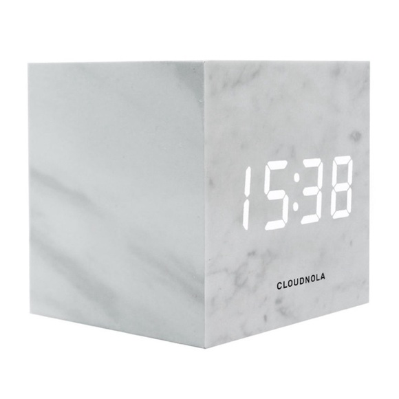 Cloudnola Block Clock Marble - Picture 5 of 6